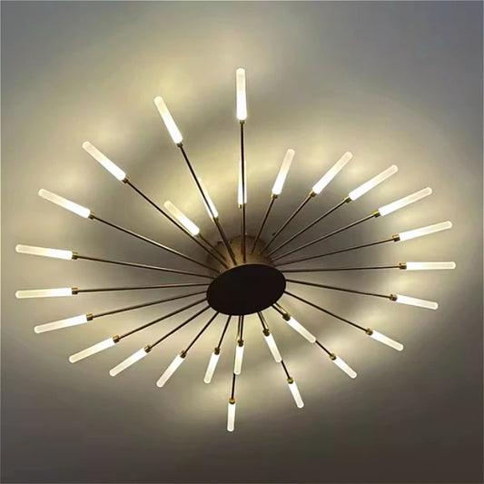 Modern Minimalist Metal Master Bedroom LED Ceiling Lamp Nordic Restaurant Dinning Room Ceiling Light Home Decor Ceiling Fixtures