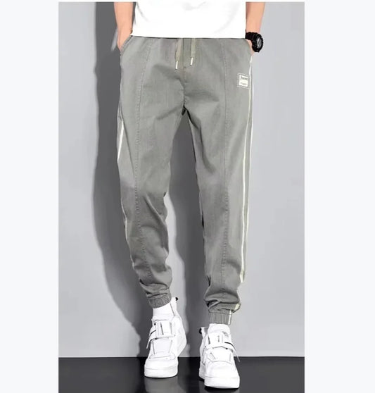 Oversized Pants Men 2023 Casual Pants for Men Striped Plus Size Loose Fashion Cargo Pants Men Streetwear
