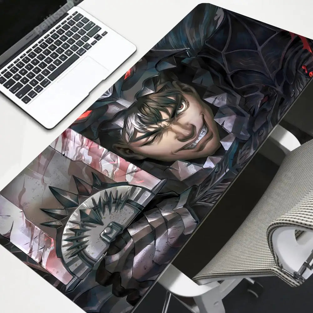 Gaming Accessories Varmilo Keyboard Computer Mousepad CS GO LOL Mouse Pad Berserk Guts Anime Dywan Gamer 900X400mm XXL Desk Mat
