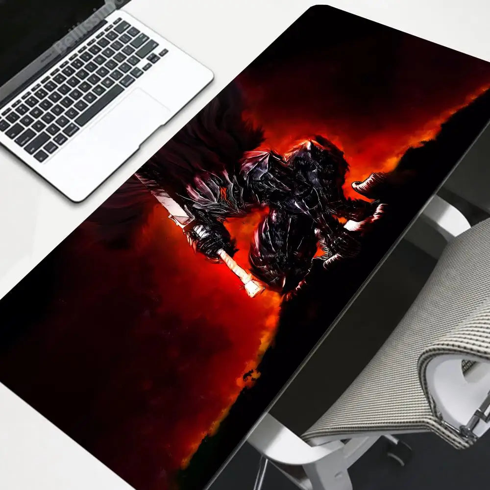 Gaming Accessories Varmilo Keyboard Computer Mousepad CS GO LOL Mouse Pad Berserk Guts Anime Dywan Gamer 900X400mm XXL Desk Mat