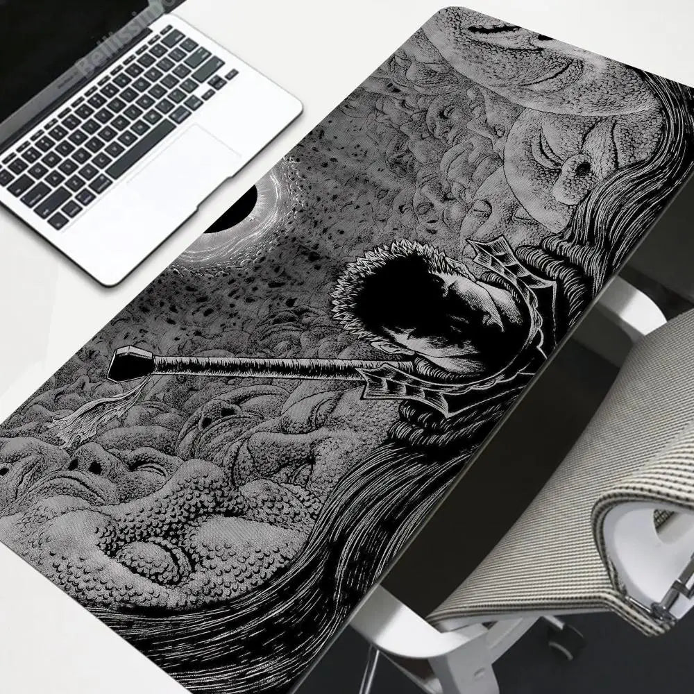 Gaming Accessories Varmilo Keyboard Computer Mousepad CS GO LOL Mouse Pad Berserk Guts Anime Dywan Gamer 900X400mm XXL Desk Mat