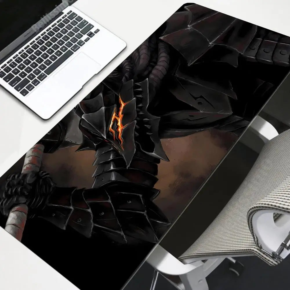 Gaming Accessories Varmilo Keyboard Computer Mousepad CS GO LOL Mouse Pad Berserk Guts Anime Dywan Gamer 900X400mm XXL Desk Mat
