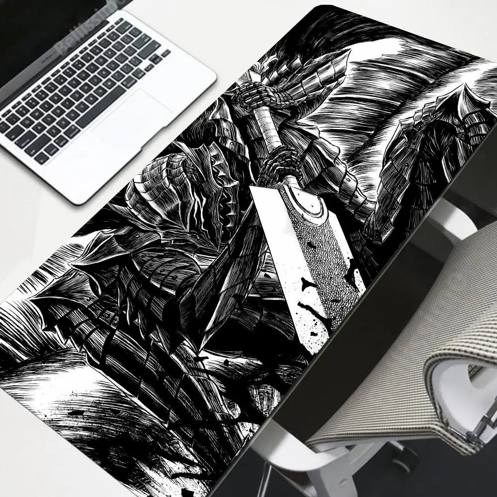 Gaming Accessories Varmilo Keyboard Computer Mousepad CS GO LOL Mouse Pad Berserk Guts Anime Dywan Gamer 900X400mm XXL Desk Mat