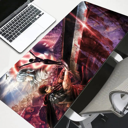 Gaming Accessories Varmilo Keyboard Computer Mousepad CS GO LOL Mouse Pad Berserk Guts Anime Dywan Gamer 900X400mm XXL Desk Mat